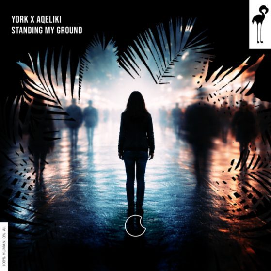 YORK and aqeliki “Standing My Ground” cover art melodic chill house bliss